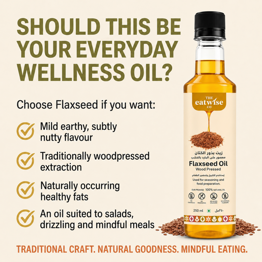 Flaxseed Oil - (Woodpressed)