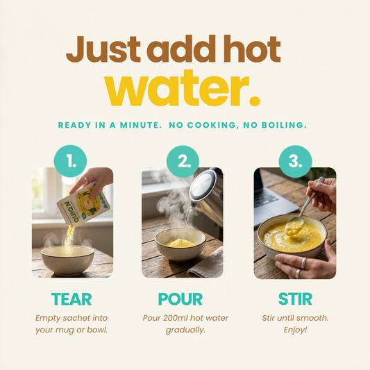 QUIQ'N Instant Protein Soup – Creamy Sweet Corn
