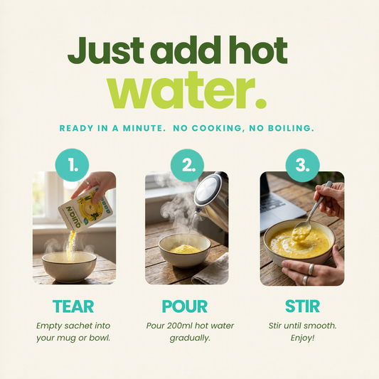 QUIQ'N Instant Protein Soup – Zingy thai veggie
