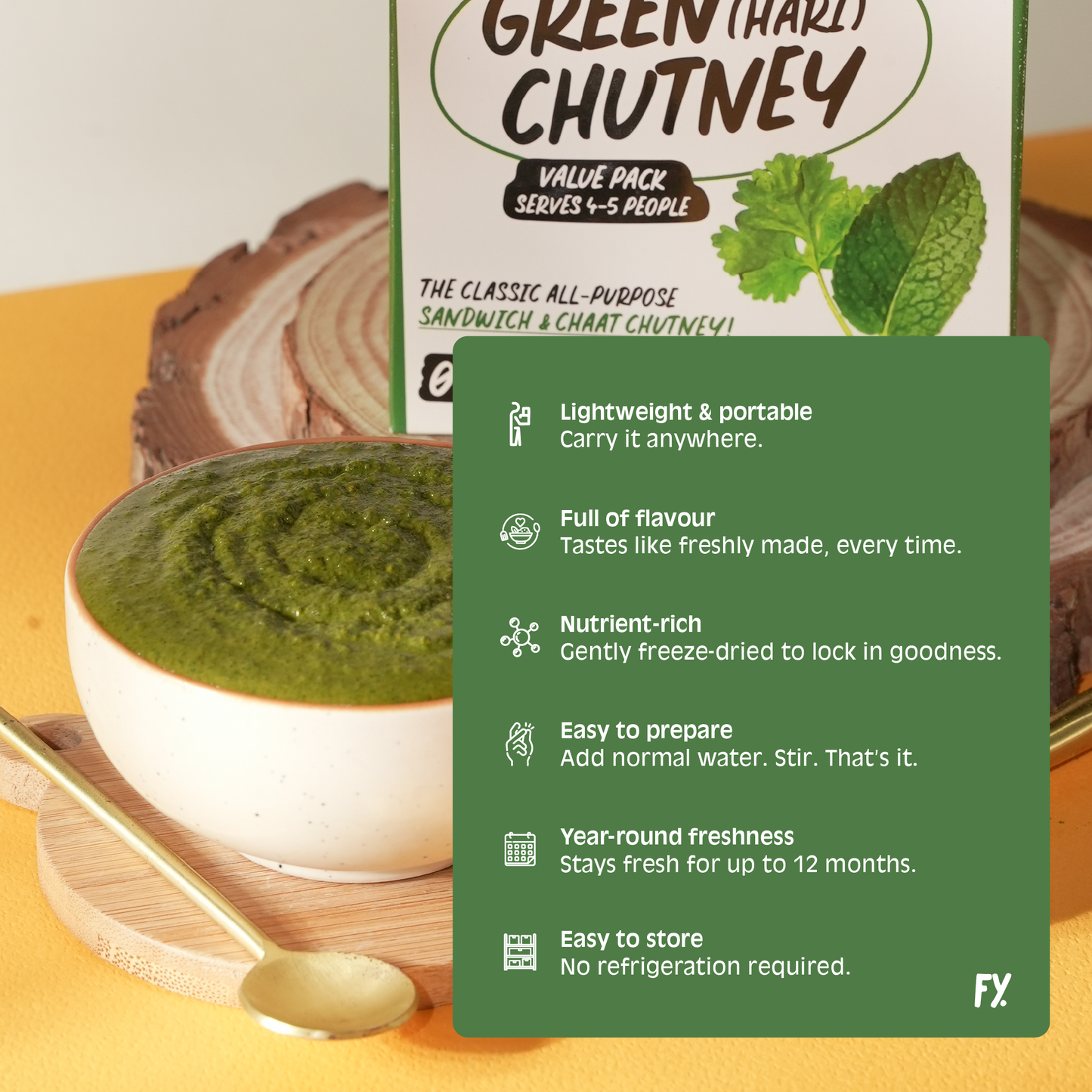 Green(hari) chutney